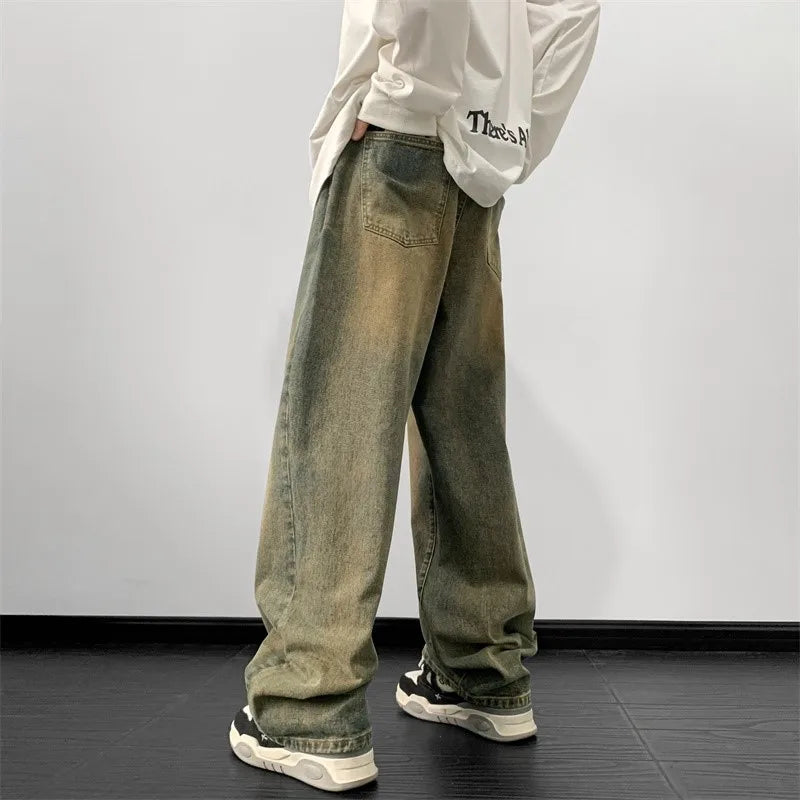 StreetFlow Wide-Leg Hip-Hop Jeans