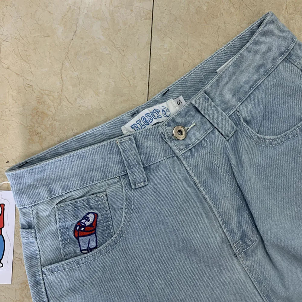 Polar Rebel Embroidered Denim