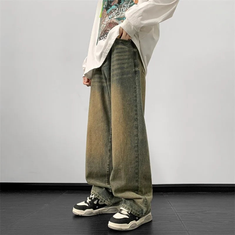 StreetFlow Wide-Leg Hip-Hop Jeans