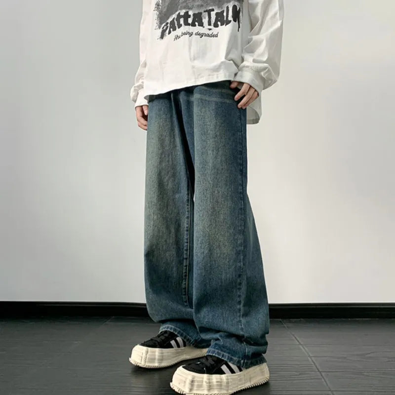 StreetFlow Wide-Leg Hip-Hop Jeans